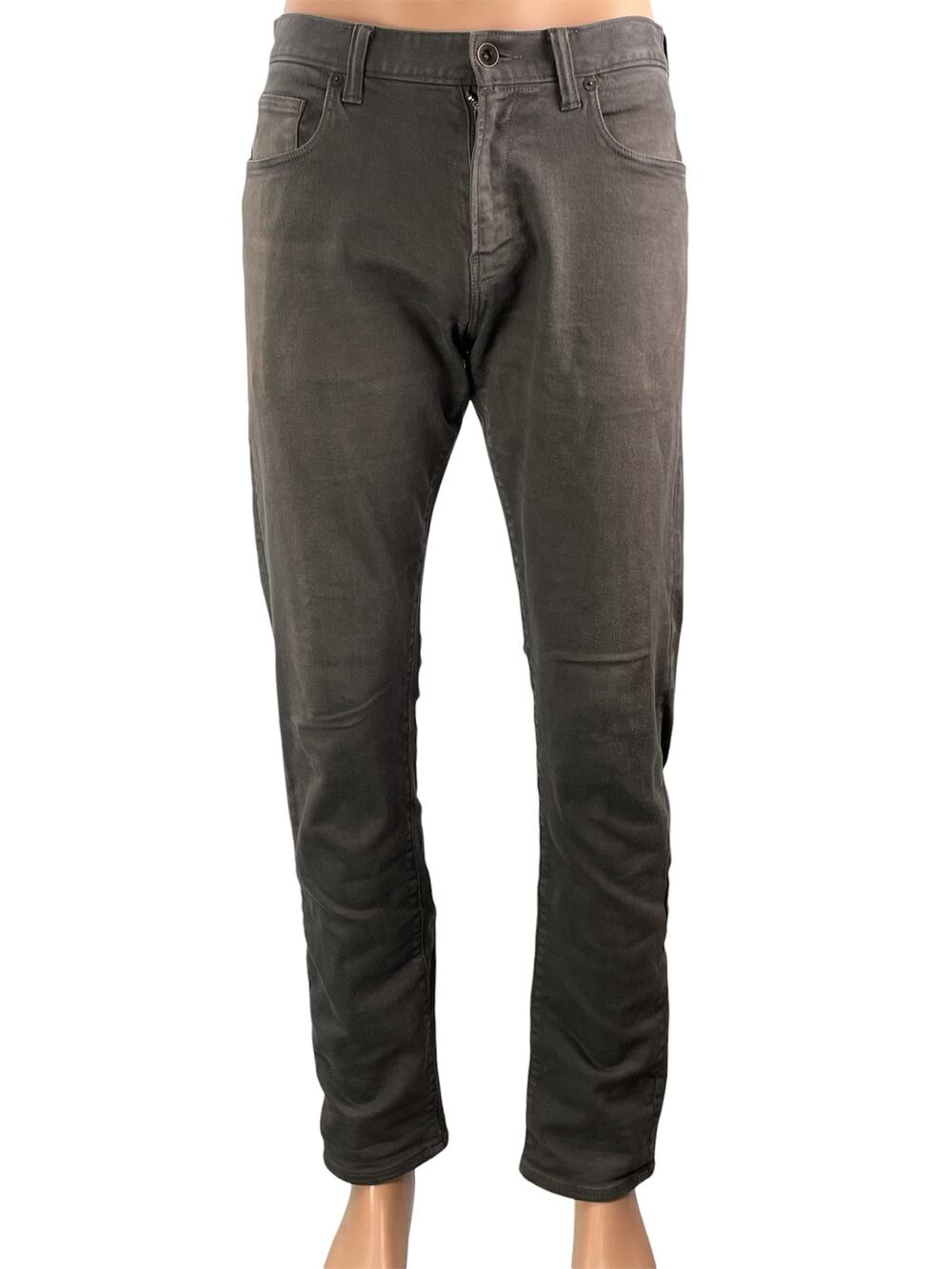 Todd Snyder Men's Dark Gray Mid Rise Slim Fit Straight Denim Jeans Size 28x32